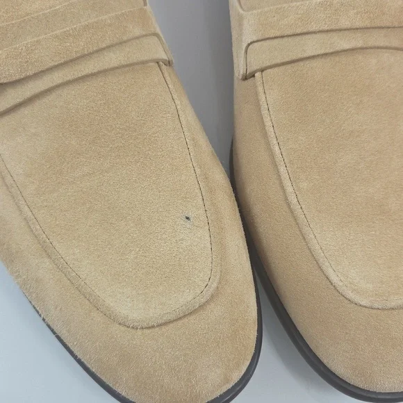 NWT $895 Salvatore Ferragamo Desio Suede Leather Moccasins Size 8.5